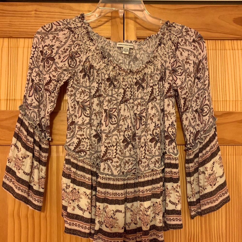 American Eagle boho top